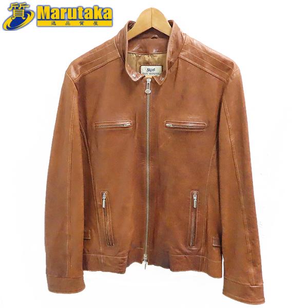 エディ・モネッティ #50 XL相当 レザー ジャケット Eddy Monetti 革