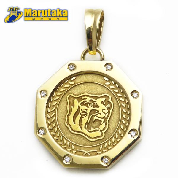 阪神タイガース 50周年 ペンダントトップ ダイヤモンド K18