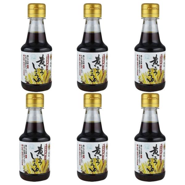 黄ニラしょうゆ150ml 6本セット とら醤油 醤油 岡山県産黄ニラ 黄にら しょうゆ 卵かけごはん 卵かけご飯 テレビ番組で紹介