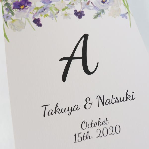 結婚式 テーブルナンバー カード 印刷込み 12枚セット A L フローラルピュア アーチ F063 いっぽ ウェディング 通販 Yahoo ショッピング