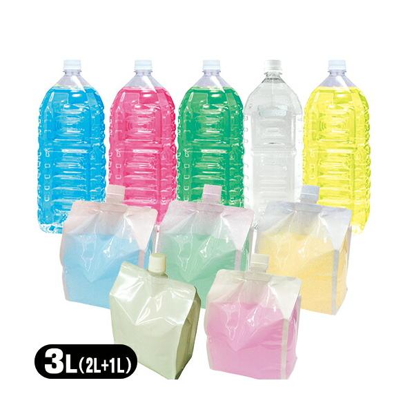業務用ローション (潤滑剤 ローション 潤滑ローション 潤滑ゼリー)内容量:3リットル(2L ペットボトル + 1L パウチローション)タイプ(粘度):ソフト(SOFT)、ミディアム(MEDIUM)、ハード(HARD)、スーパーハード(SU...