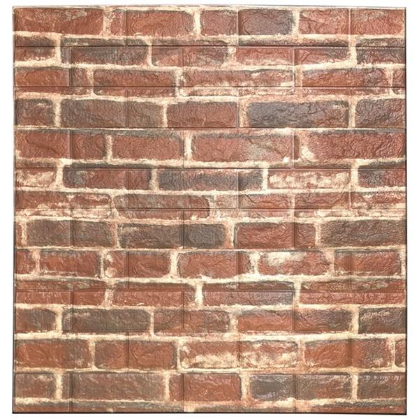 収納力抜群のwagic 50枚組 お洒落なクッションレンガシート ビンテージ風ブリックbd16 赤レンガ 人気ショップが最安値挑戦 の