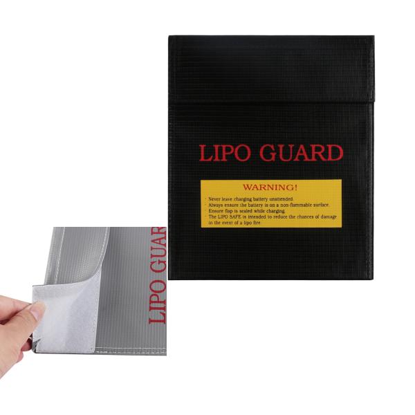 TB-LIPO GUARD 耐火バッグ 防爆袋 防火 袋 モバイルバッテリー 保管 リポバッテリー 防水 セーフティーバッグ 貴重品 グラスファイバー ガラス繊維 不燃素材