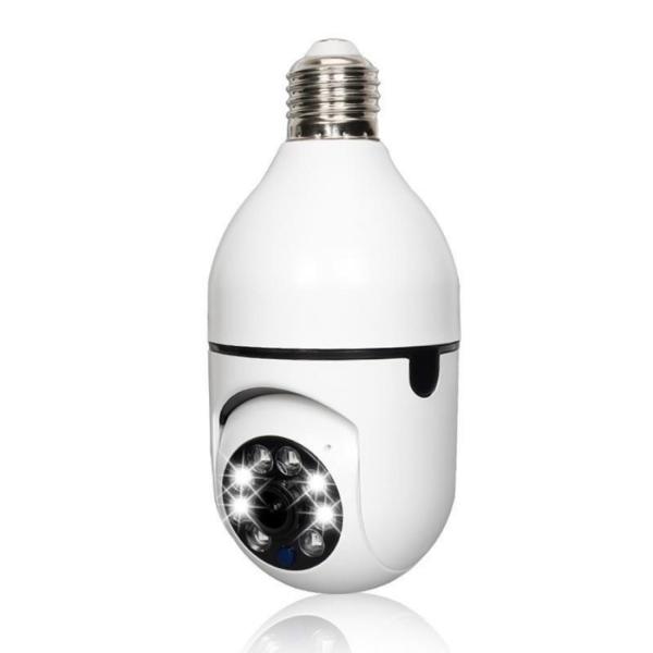 TR-3B Wi-Fi 防犯カメラ 電球ソケット型 E26 E27 工事不要 ネットワークカメラ IP 追尾 動体検知 スマホ通知 赤外線 サイレン 双方向通話 SD 監視 ベビー ペット