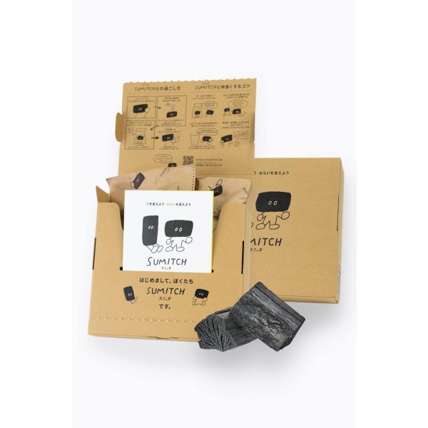 商品名：浄水 炭 高品質 スミッチ SUMITCH アルカリイオン水道水 ミネラルウォーター 整水器 浄水器 ポット 4個セット【水道水をおいしいお水に】岩手県産のナラの木を使用。備長炭の３倍の吸着力で塩素などを吸着！自然由来の上質な炭から...