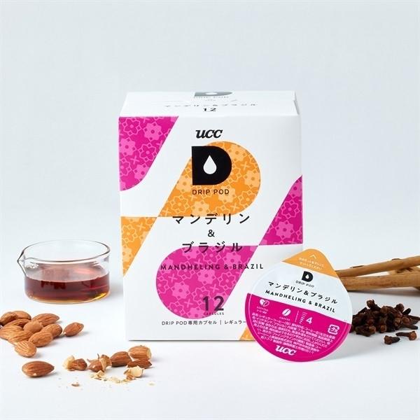 UCC DRIP POD カプセル  マンデリン＆ブラジル お得な144杯分（12P×12箱）