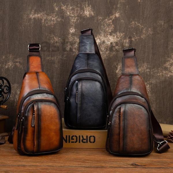 メンズバッグ 本革 ボディバック レザー 男性 大容量 ワンショルダーバッグ 斜め掛けバッグ 牛革 大容量 iPad対応 通勤 通学 カジュアル 鞄 左右肩付替え メンズバッグ 本革 ボディバック レザー 男性 大容量 ワンショルダー