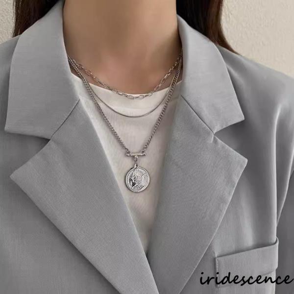 ネックレス レディース シンプル アクセサリー シルバー
