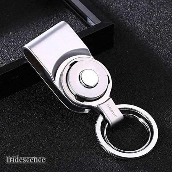 ダブルのキーホルダー AA-248-1 Live Dio ZX 2層アクリル製 金黒 2重リング キーホルダー