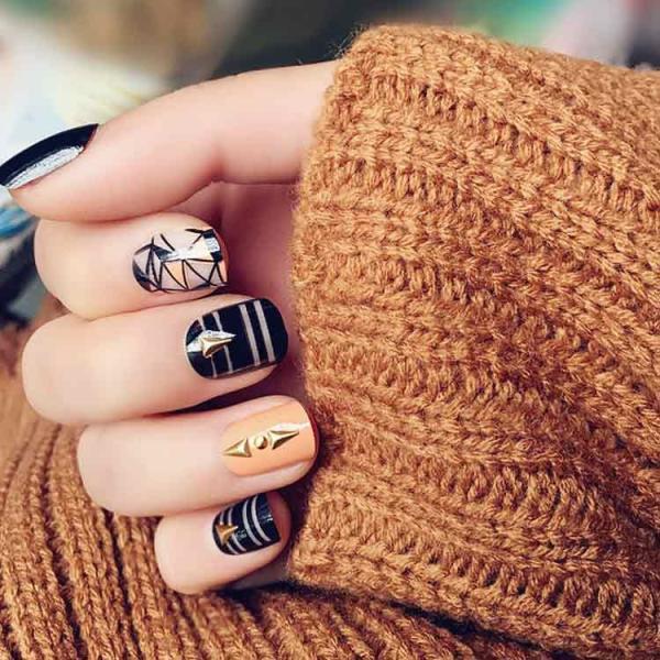 ブラック オレンジ ネイルチップ 送料無料 レディースファッション 小物 アクセサリー デザインチップ Buyee Buyee Japanese Proxy Service Buy From Japan Bot Online