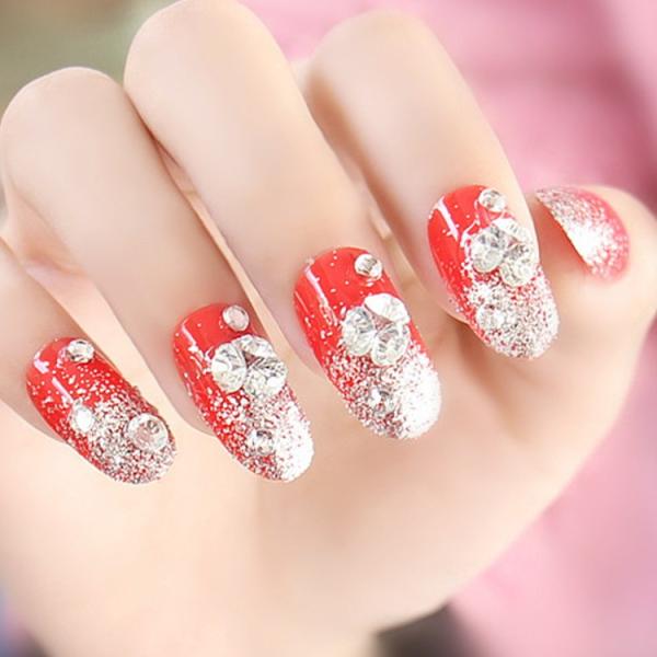 ジュエルネイルチップ レッド 送料無料 レディースファッション 小物 アクセサリー ブライダル 結婚式 成人式 デザインネイル Buyee Buyee Japanese Proxy Service Buy From Japan Bot Online