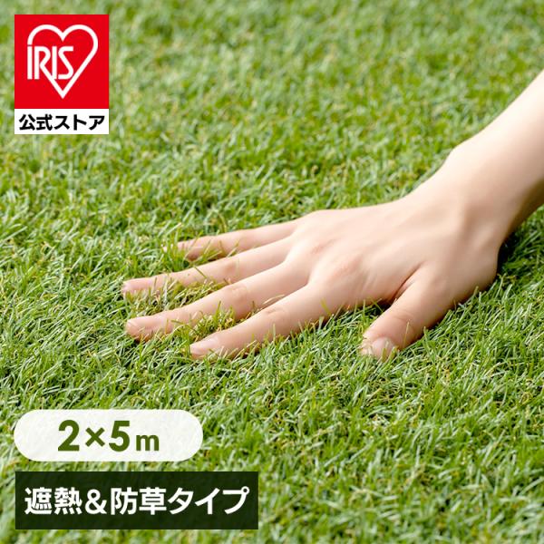 IRIS OHYAMA（アイリスオーヤマ） 人工芝 芝生 リアル人工芝 ロール 2m