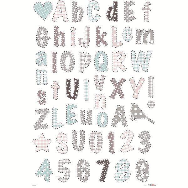 ロマンティックアルファベット W710 ルームメイツ シール ステッカー おしゃれ かっこいい ウォールシール アイリスプラザ Paypayモール店 通販 Paypayモール