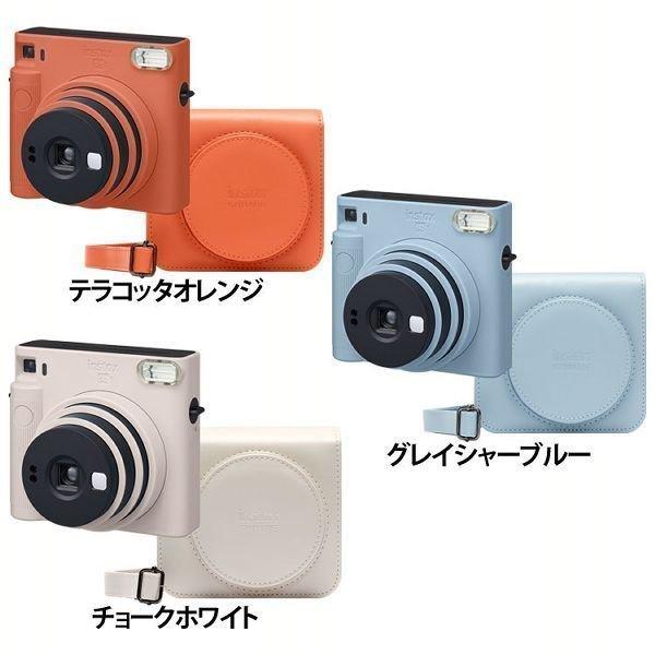 チェキスクエア instax SQUARE SQ1 本体 専用ケース付き セット (D 