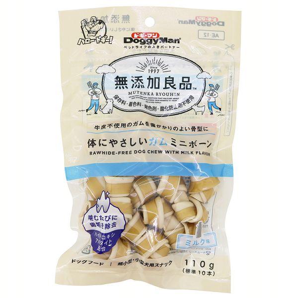 他サイト： 犬 おやつ 無添加良品 体にやさしいガム ミニボーン 110g（標準10本） 82398 ドギーマンの商品画像