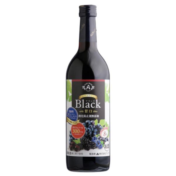 アルプス あずさワイン ブラック 甘口赤 720ml  アルプス (代引不可)(TD)