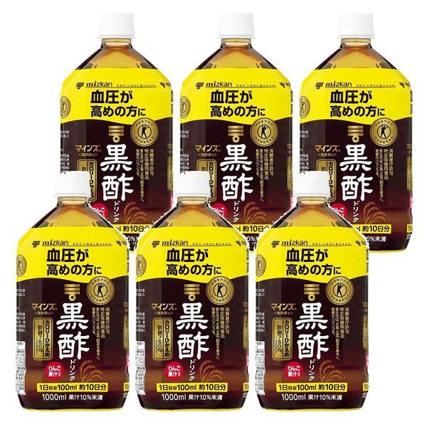 ミツカン（mizkan） (6本)マインズ(毎飲酢) 黒酢ドリンク 1000ml