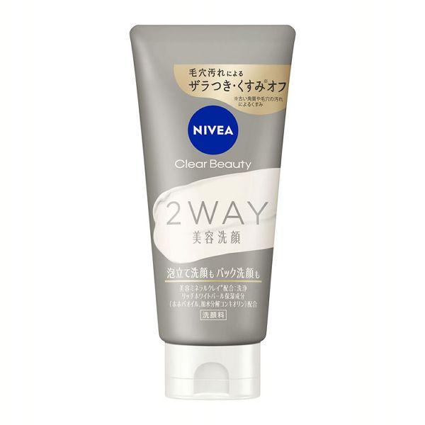NIVEA（ニベア） 洗顔 フォーム 泡 クリアビューティー 2WAY美容洗顔
