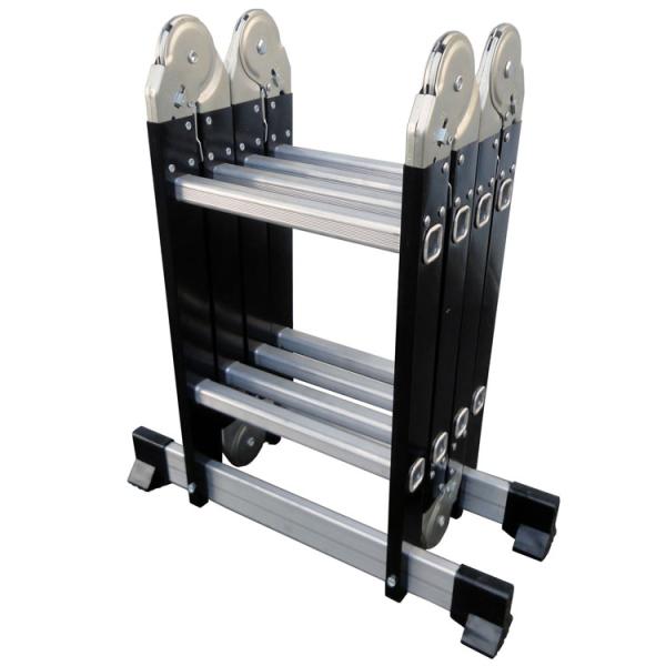 （検索用：はしご・脚立・洗車台・万能・変形・自在・高所・足場・万能はしご・変形・アルミ・8Ways・多目的・多機能・折りたたみ・万能・足場板付き・作業台・ステップラダー・変形・多機能・4535601036432）