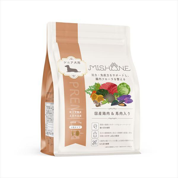 MISHINE 無添加ドッグフード 1kg MISHONE（ミシュワン） (2個セット)ドッグフード ドライフード シニア