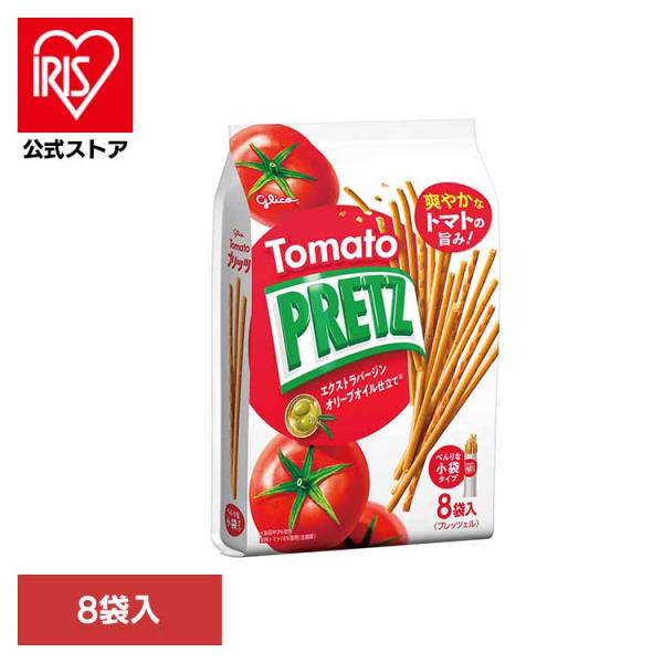 他サイト： (賞味期限2026年8月30日)(訳あり) トマトプリッツ＜8袋＞ グリコの商品画像