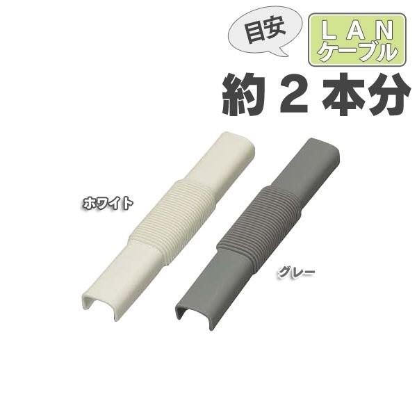 配線2本収納 壁用モールフレキシブルジョイント F 17fj ホワイト グレー 配線カバー ケーブル収納 アイリスオーヤマ アイリスプラザ Paypayモール店 通販 Paypayモール