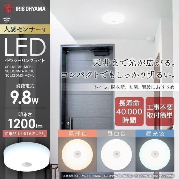 爆買いしたくなる IRIS OHYAMA 電気 玄関 人感センサー 小型 シーリングライト led シーリングライト・天井照明