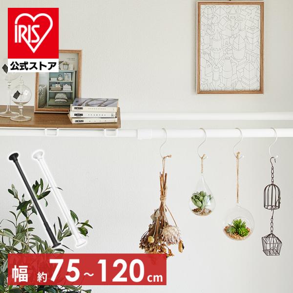 何もない空間を有効に使う、スタイル伸縮棒です。欲しいところに収納を作る。空間を有効活用するスタイル。艶消しスチールのすっきりとしたデザイン。落ち着いた色味で、お部屋にすっと馴染みます。圧倒的にスマートなフラットデザイン。壁設置面の圧着板はす...