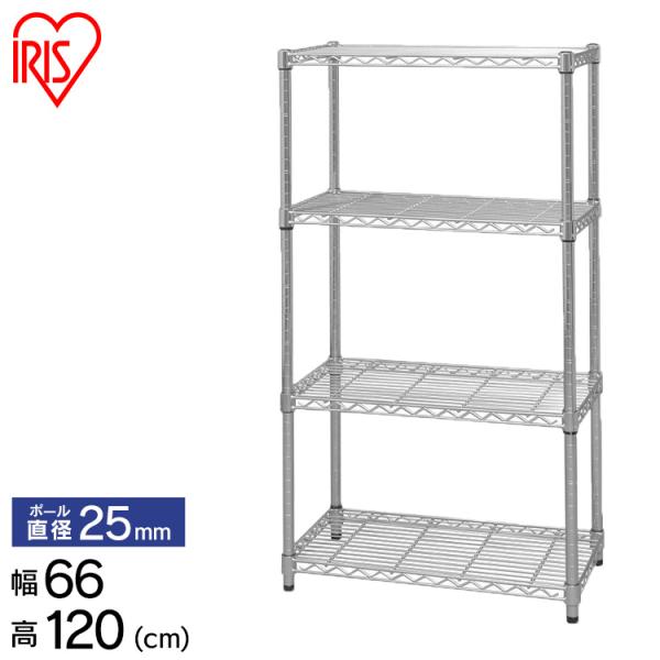 IRIS OHYAMA（アイリスオーヤマ） スチールラック 幅66cm 4段 業務用