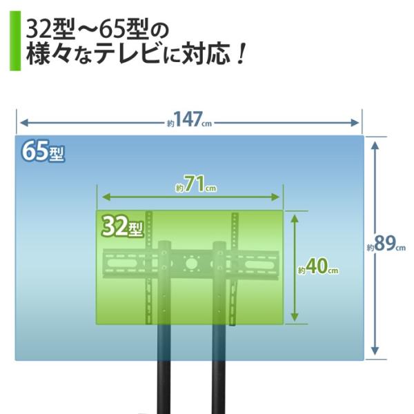 テレビスタンド 壁寄せ キャスター付 ハイタイプ Vesa規格 32 65型対応 モニター スタンド 液晶テレビ 壁掛け テレビ台 Buyee 日本代购平台 产品购物网站大全 Buyee一站式代购 Bot Online