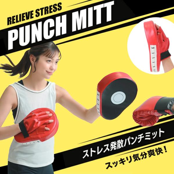 パンチングミット パンチング グローブ ミット ボクシング キックボクシング 格闘技 空手 テコンドー 練習用 ボディシェイプ ダイエット ストレッチ