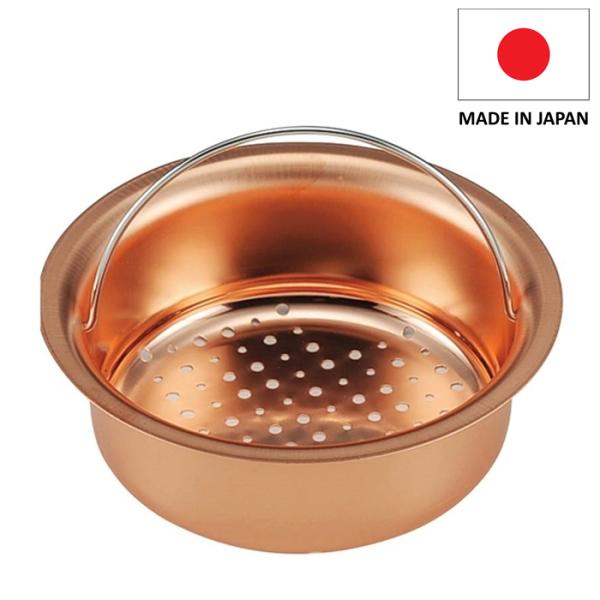 排水ロゴミ受け 純銅 皿型銅イオン効果により、雑菌やカビの繁殖を抑えます。網は水切れが良く、たいへん使いやすくなっています。銅は表面に抗菌作用を持ち衛生的に優れた金属です。手間なしで「キレイ」が続く！だから、銅は排水口にオススメ！銅の抗菌作...