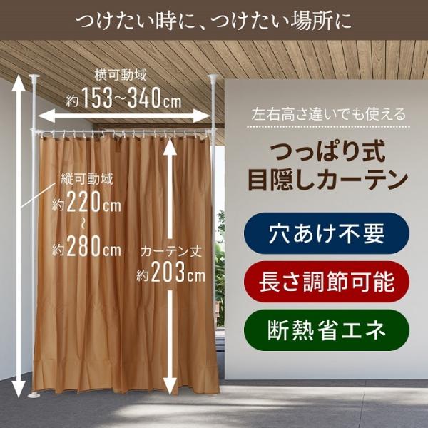 つっぱり カーテンポール カーテンレール 目隠し カーテン つっぱり式 間仕切り パーテーション 仕切り インテリア 模様替え 部屋の仕切り Buyee Buyee 日本の通販商品 オークションの代理入札 代理購入