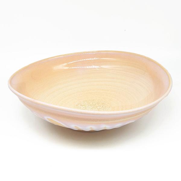 萩焼 しずく 大鉢 萩の雫 盛鉢 煮物鉢 鉢 皿 日本製 和食器 陶器 焼き物 かわいい おしゃれ