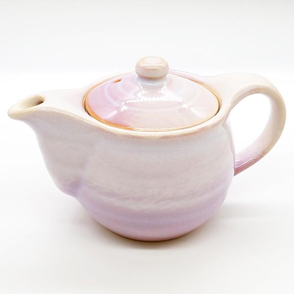 萩陶苑 萩焼 急須 ポット 萩むらさき 茶こし付き ティーポット