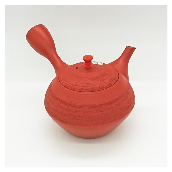 常滑焼 北龍窯 セラメッシュ 急須 朱泥 玉形 260cc 陶器 和食器 焼き物