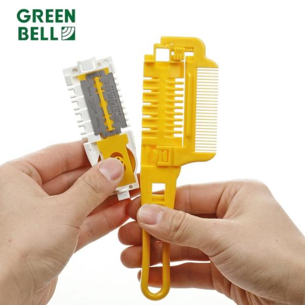 グリーンベル ベビー ダイアルヘアーカッター クシ付 BA-112 日本製 散髪 散髪用ハサミ 子供 赤ちゃん はさみ すきばさみ 髪の毛 カット グッドデザイン切り過ぎずボリューム調整が簡単。5段階のダイアル操作で刃の長さを調整できますの...