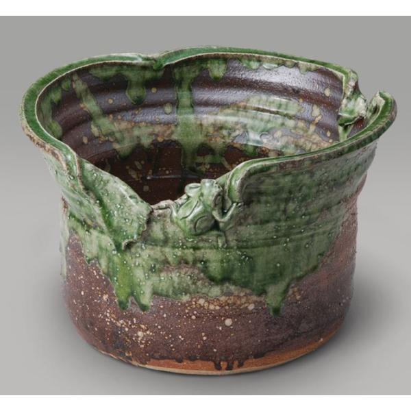 金魚鉢 おしゃれ 睡蓮鉢 陶器 メダカ鉢 水鉢 信楽焼 手ひねり蛙めだか鉢信楽焼 Buyee Buyee 日本の通販商品 オークションの代理入札 代理購入