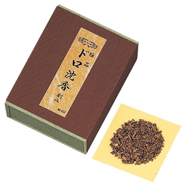お香 焼香 玉初堂 極品ドロ沈香 刻 15g 化粧箱入 : 仏壇・仏具