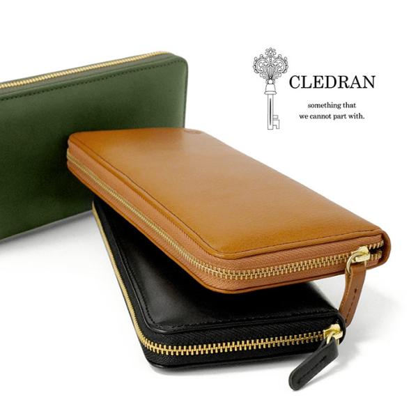 CLEDRAN ダークチョコスリム財布 CLEDRAN（クレドラン） ポイント10倍 財布 レディース スー スリム L字