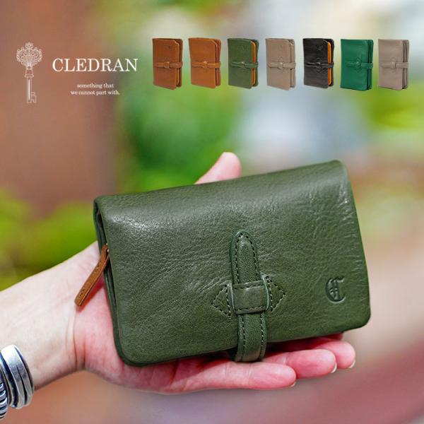 CLEDRAN クレドラン 財布 二つ折り財布 レディース 本革 牛革 日本製 ADORE WALLET M S6218 CLEDRAN（クレドラン） 財布 レディース 二つ折り アドレ ADORE S-6218