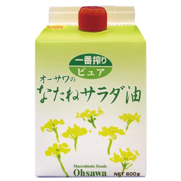 オーサワのなたねサラダ油(紙パック) 600g オーサワジャパン :ohsawa-0091:いろはのいえ 通販 