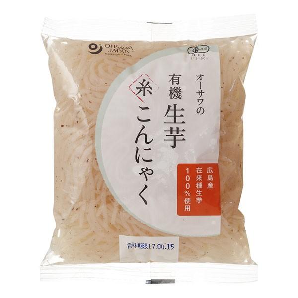 オーサワの有機 生芋糸こんにゃく 180g オーサワジャパン