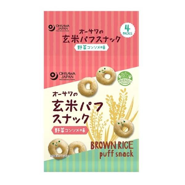 ※※宅配便の場合24個ごとに送料がかかります。32g(8g×4P)１袋(約8g)(当たり)／エネルギー 37kcal開封前賞味期間：常温で8ヶ月原材料：玄米(山形県)、米油、オーサワの野菜ブイヨン、食塩(シママース)オーサワジャパン※メーカ...