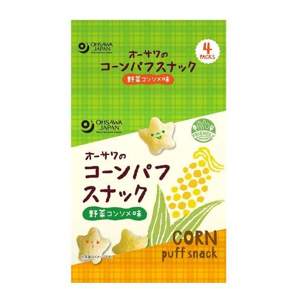 ※※宅配便の場合24個ごとに送料がかかります。28g(7g×4P）１袋(約8g)(当たり)／エネルギー 32kcal開封前賞味期間：常温で8ヶ月原材料：コーングリッツ[とうもろこし(アメリカ)]、米油、オーサワの野菜ブイヨン、食塩(シママー...