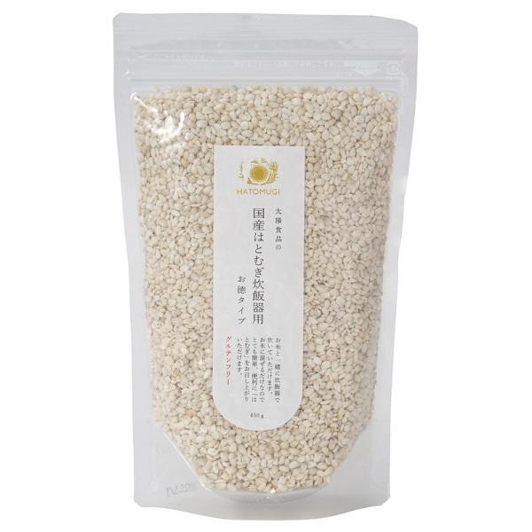 原材料名 : はとむぎ（富山）内容量 : 450g開封前賞味期限 : 製造日より390日JANコード : 4904866070343メーカー名 : 太陽食品※メーカー欠品の場合はお時間を要します。※ご注文内容によって万が一100サイズの段ボ...