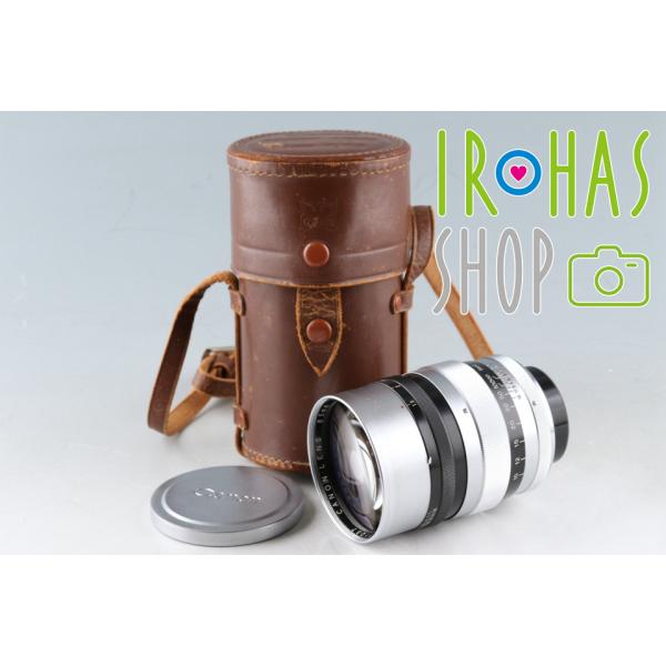 レア キャノン L 85mm f1.5 後期 L39マウント 付属セット キヤノン Canon 85mm F/1.5 Lens for Leica L39 #46693K