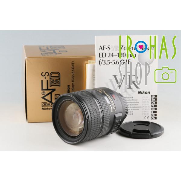 Nikon AF-S Nikkor 24-120mm F/3.5-5.6 G ED VR Lens With Box #50185L4