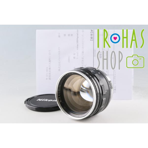 Nikon Nippon Kogaku Nikkor-N 50mm F/1.1 Lens for Nikon S CLA By Kanto Camera #59982A4