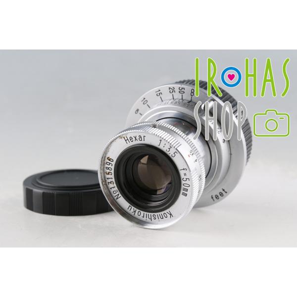 Konica Konishiroku Hexar 50mm F/3.5 Lens for Leica L39 #64633C1